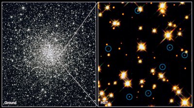 النجوم القزمة البيضاء في Globular Cluster M4H Bond STSCI بواسطة غير معروف