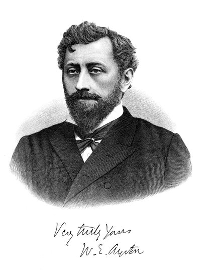 وليام إدوارد آيرتون 1847-1908 ، فيزيائي بريطاني ، مهندس كهربائي ومخترع ، 1892 بواسطة غير معروف
