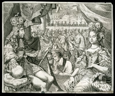 ويليام الثالث وماري الثانية ، ملك وملكة بريطانيا العظمى وأيرلندا ، عام 1689 بواسطة غير معروف