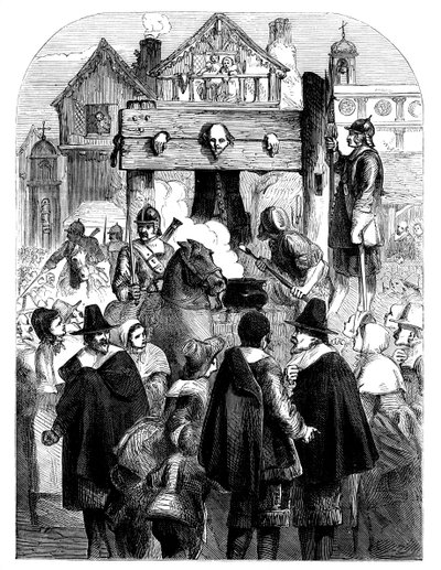 William Prynne 1600-1669 in the pillory، c1902 بواسطة غير معروف