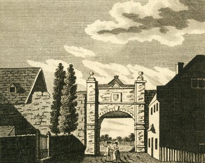 بوابة Wincheap ، في كانتربري ، c1786. بواسطة غير معروف