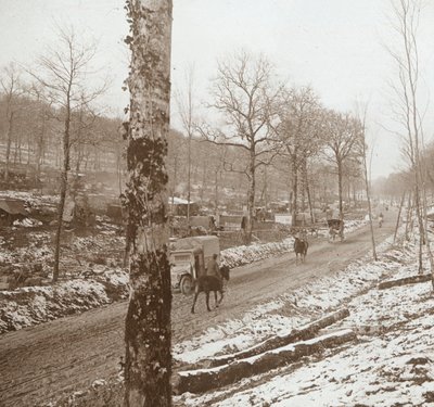 الشتاء ، جينيكورت ، شمال فرنسا ، c1914-c1918 بواسطة غير معروف