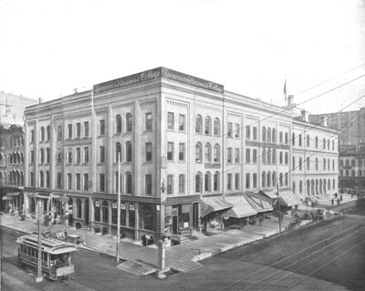 Wisconsin Street and Broadway، Milwaukee، Wisconsin، USA، c1900. بواسطة غير معروف