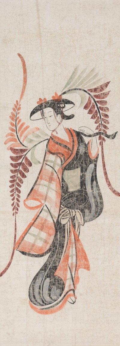 الوستارية Maiden Fuji Musume ، القرن السابع عشر. بواسطة غير معروف