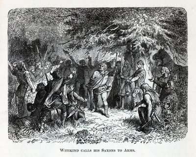 Wittekind يدعو ساكسون له إلى الأسلحة ، 1882 بواسطة غير معروف