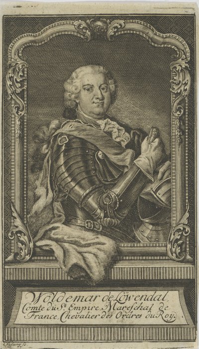 Woldemar Freiherr von Löwendal 1660-1740 ، قبل 1748. بواسطة غير معروف