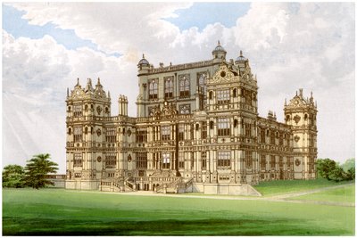 Wollaton Hall ، نوتنغهام ، نوتنغهامشاير ، منزل اللورد ميدلتون ، c1880 بواسطة غير معروف