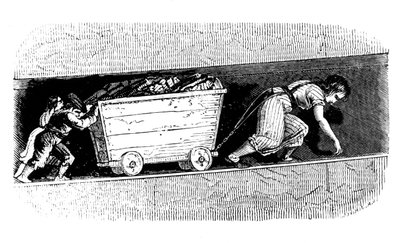 نساء وأطفال مضارب الفحم ، وسط وشرق لوثيان ، اسكتلندا ، c1848 بواسطة غير معروف