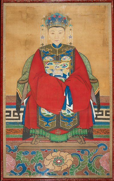 امرأة ترتدي زي زوجة مسؤول ، القرن التاسع عشر ، 1801-1900 بواسطة غير معروف