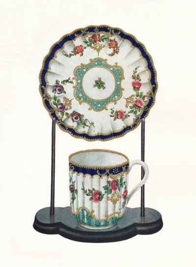 كأس وصحن ورسيستر ، c1770 بواسطة غير معروف