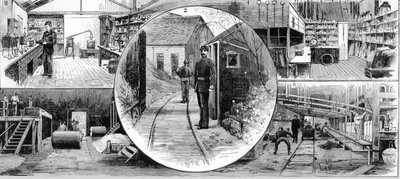 عمال في شركة Nobel Explosives Company Limited ، أردير ، أيرشاير ، 1884 بواسطة غير معروف