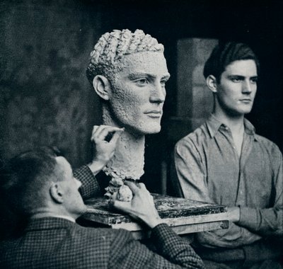 العمل على صورة السيد دونكان جوثري ، c1935 بواسطة غير معروف