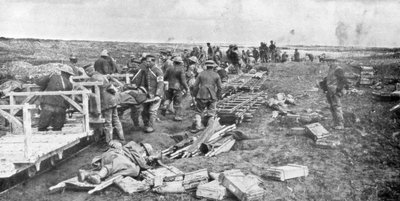 نقطة إخلاء جرحى ، فيمي ، فرنسا ، الحرب العالمية الأولى ، أبريل 1917 بواسطة غير معروف