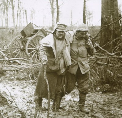 جندي مصاب ، فردان ، شمال فرنسا ، 1916 بواسطة غير معروف