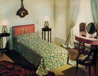 المفرش القطن المنسوج بواسطة Vantona Textiles Ltd. ، 1941 بواسطة غير معروف