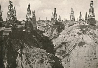 ينان يونغ آبار النفط ، 1900. بواسطة غير معروف