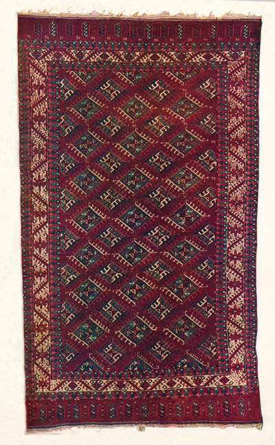 سجاد يوموت تركمان ، c1700 بواسطة غير معروف