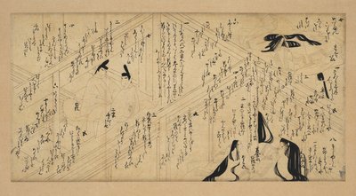 Yujo Monogatari Emaki ، 1336-92. بواسطة غير معروف