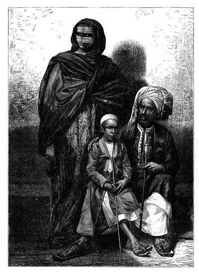عائلة عرب زنجبار ، c1890 بواسطة غير معروف