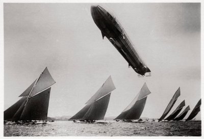 Zeppelin LZ11 Viktoria Luise في الرحلة أثناء Kiel Regatta ، ألمانيا ، 1912 1933 بواسطة غير معروف