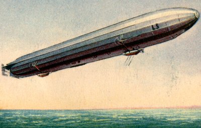 زيبلين LZ 3 ، 1914 ، 1932. بواسطة غير معروف