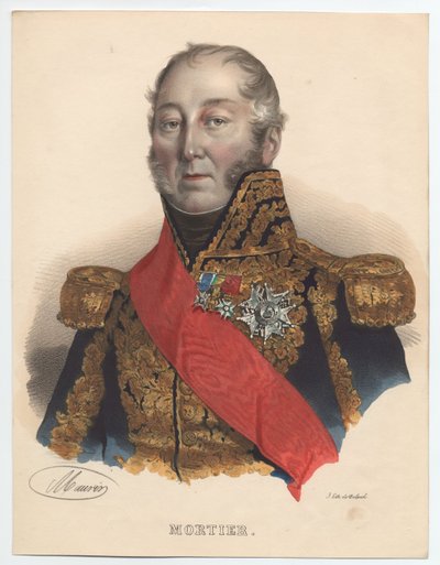 إدوارد أدولف مورتييه 1768-1835 ، مارشال فرنسا ، 1835 بواسطة غير معروف