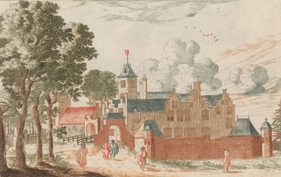 't Huis ter Nood' ، في: Tooneel Der Hoofdste Nederlands Huizen، En Lust Hoven، Naar T L ...، nd. بواسطة غير معروف