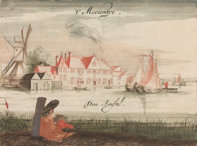 't Moolentye، Den Amstel' في: Tooneel Der Voornaamste Nederlands Huizen، En Lust Hoven، N ...، nd. بواسطة غير معروف