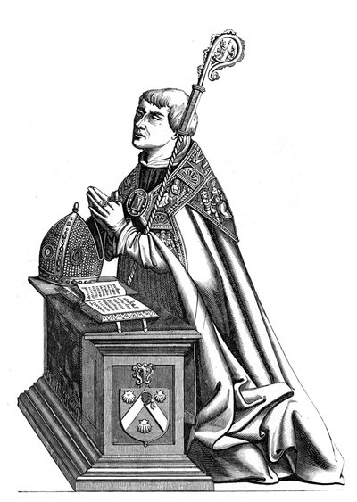 Étienne de Poncher 1446-1524 ، أسقف باريس ، القرن السادس عشر 1849 بواسطة غير معروف
