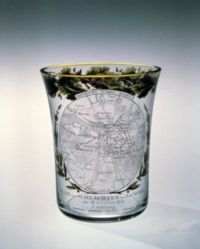 دورق منمق ومطلي بالمينا وزينه صموئيل موهن ، 1813-14 بواسطة غير معروف غير معروف