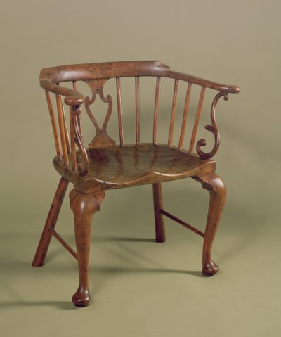 لدغ الطقسوس وكرسي إلموود وندسور ، c.1760 بواسطة غير معروف غير معروف