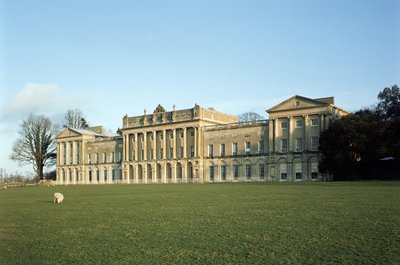 Heveningham Hall، View of the exterior، c.1778 بواسطة روبرت تايلور 1714-1788 ، سوفولك ، المملكة المتحدة بواسطة غير معروف غير معروف