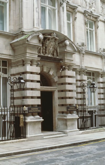 معهد المحاسبين القانونيين ، Moorgate Place ، لندن EC2 بواسطة غير معروف غير معروف