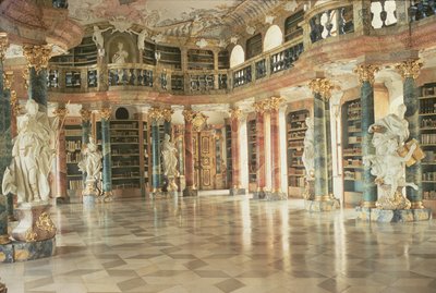 داخل المكتبة ، اكتمل عام 1744 بواسطة غير معروف غير معروف