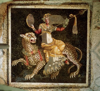 فسيفساء ديونيسوس يركب ليوبارد c.180 م بواسطة غير معروف غير معروف