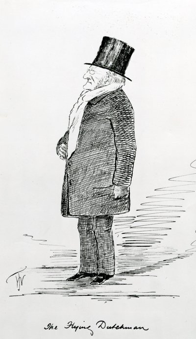 كتيب عن "The Flying Dutchman" من تأليف واغنر في قاعة ألبرت الملكية ، لندن ، مايو 1877 بواسطة غير معروف غير معروف