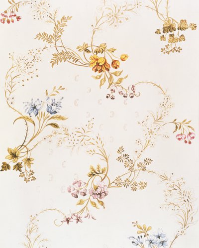 الروكوكو تصميم الأزهار غير المتناظر من قبل آنا ماريا جارثويت ، 1744 بواسطة غير معروف غير معروف