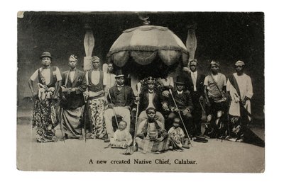 رئيس محلي جديد تم إنشاؤه ، كالابار ، نيجيريا ، حوالي عام 1910 (ليثو) بواسطة غير معروف