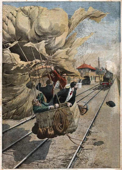 حادث مونتغولفيير. تحطم بالون. بواسطة نيكولاس ليز