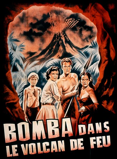 ملصق فيلم FordBeebe's Lost Volcano مع جوني شيفيلد ودونالد وودز 1950 بواسطة غير معروف