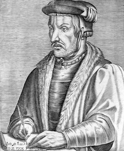 أغريبا فون نيتيسهايم المعروف أيضًا باسم هاينريش كورنيليوس (1486-1535) طبيب وعالم لاهوت وفيلسوف ألماني، نقش بواسطة فنان غير معروف
