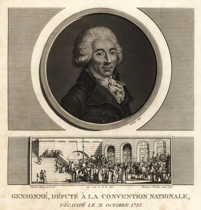 أرماند جينسون (1758-1793) ، سياسي فرنسي ونائب المؤتمر بواسطة غير معروف