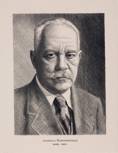 أرنولد سومرفيلد ، عالم فيزياء ألماني ، عام 1930 بواسطة غير معروف