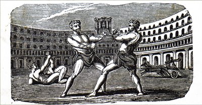 Boxers in the Coliseum in Ancient Rome بواسطة غير معروف