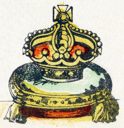 ج - Couronne - Alphabet - ترفيه للأطفال - صورة epinal ، سلسلة شعبية c1890 (رسم توضيحي) بواسطة غير معروف