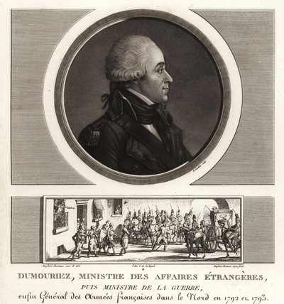Charles-Francois du Perier Dumouriez ، الجنرال الفرنسي أثناء الحروب الثورية الفرنسية بواسطة غير معروف