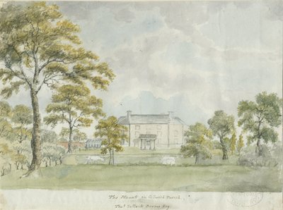 Colwich - The Mount: رسم بالألوان المائية ، بدون تاريخ [؟ أواخر القرن الثامن عشر] بواسطة غير معروف