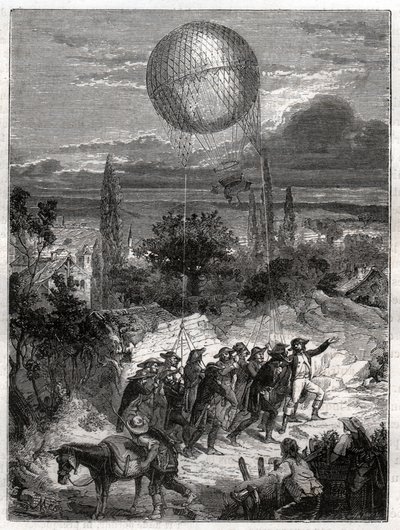 Compagnie d'aerostiers. شركة طيران. بواسطة نيكولاس ليز