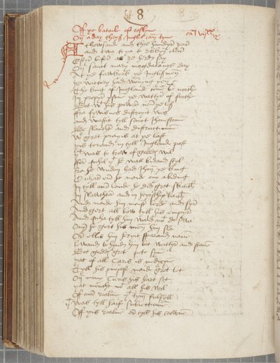نسخة من تاريخ أندرو وينتون ، ظهر الصفحة 325 ، حوالي 1550 (حبر على ورق) بواسطة غير معروف