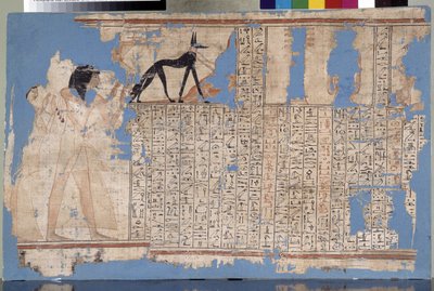 مصر: بردية من الأسرة التاسعة عشرة باسم برايمحب. متحف آثار البحر الأبيض المتوسط، مرسيليا بواسطة فنان غير معروف